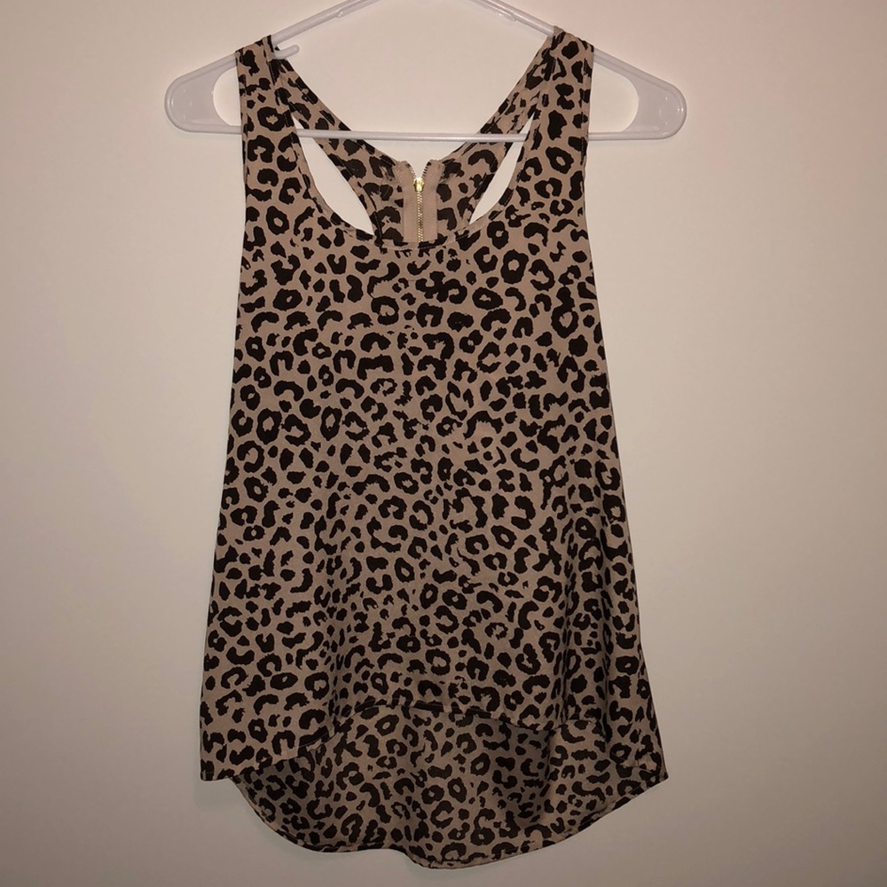 Leopard print tank